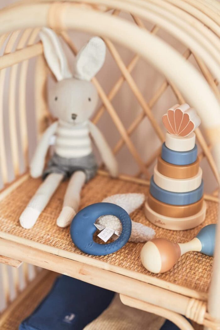 Jollein 037-001-65366 Stofftier Kuscheltier Hase Kaninchen Junge Joey grau 50 cm – Bild 7
