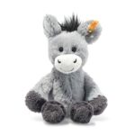 Steiff Kuscheltier Dinkie Esel, Süßes Stofftier mit Kunststoffaugen, Kinder, Jungen & Mädchen, Friends, Plüschtier 20 cm